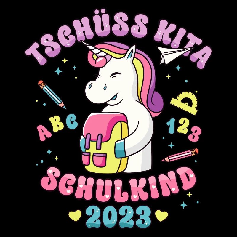 Schulkind Einschulung Mädchen Einhorn Geschenk