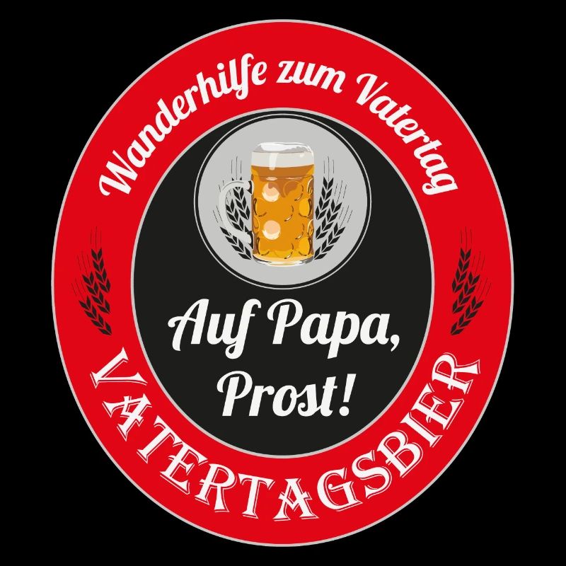 Vatertag Beer Label