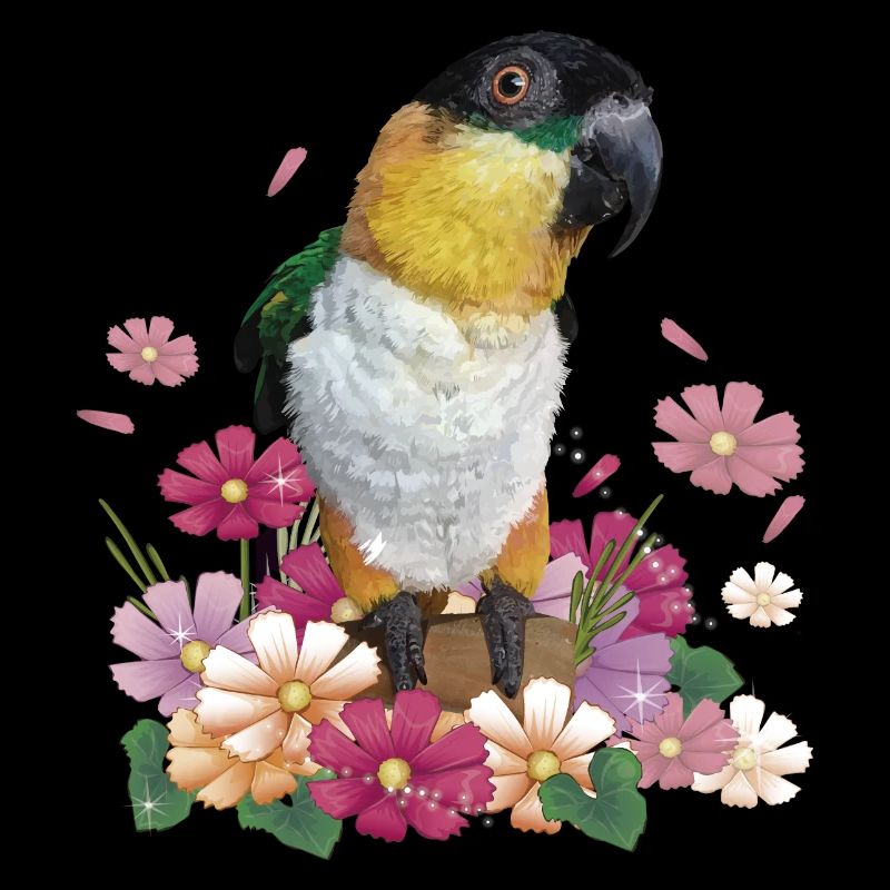 The black-headed caique