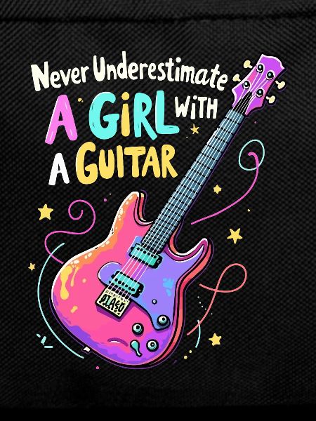 Girl with Guitar Power