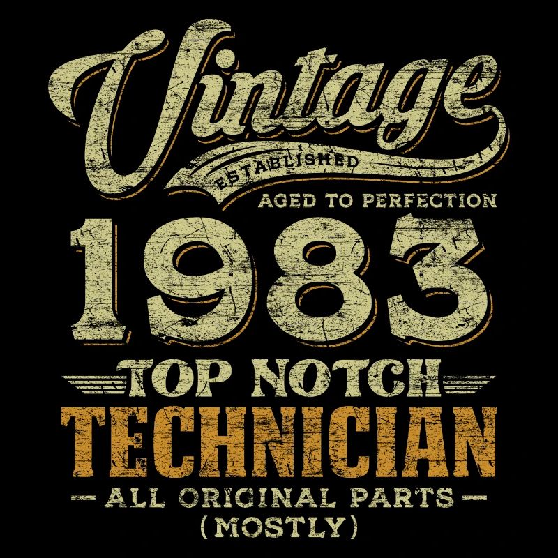 Vintage 1983 Technicien Top Notch
