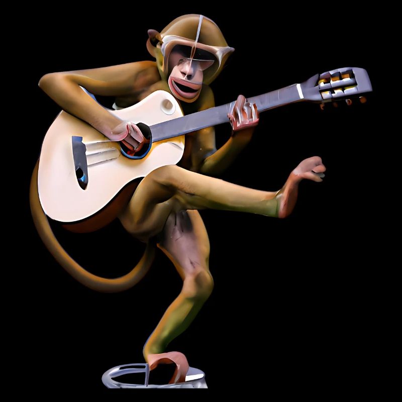 Gitarren-Affe