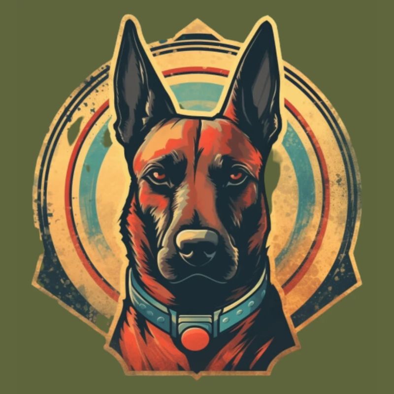 Belgian Shepherd Retro