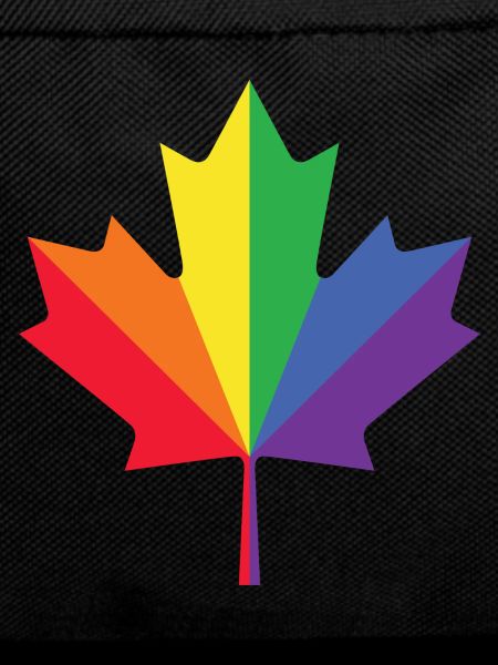Canada maple leaf LGBT