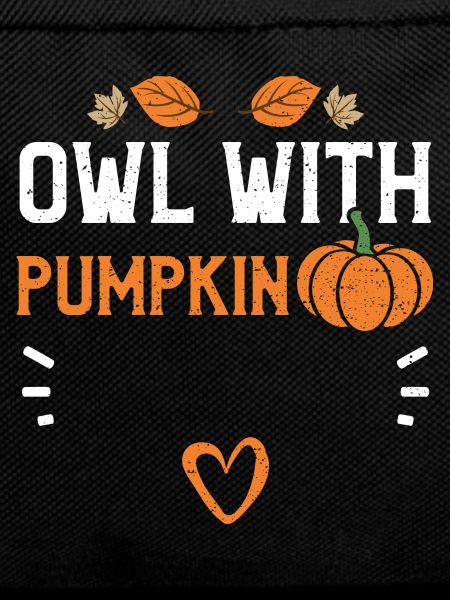 Owl With Pumpkin - Pumpkin
