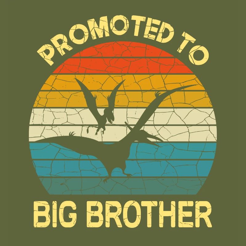 Befördert zum großen Bruder Dinosaurier Geschenk