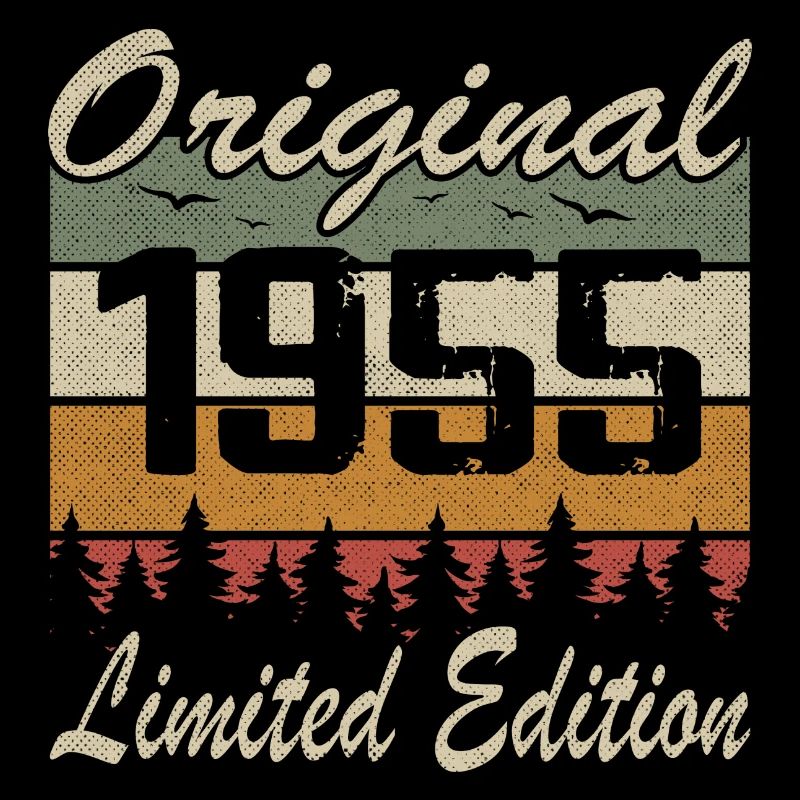 Vintage-Geburtstag originelle Geschenkidee 1955