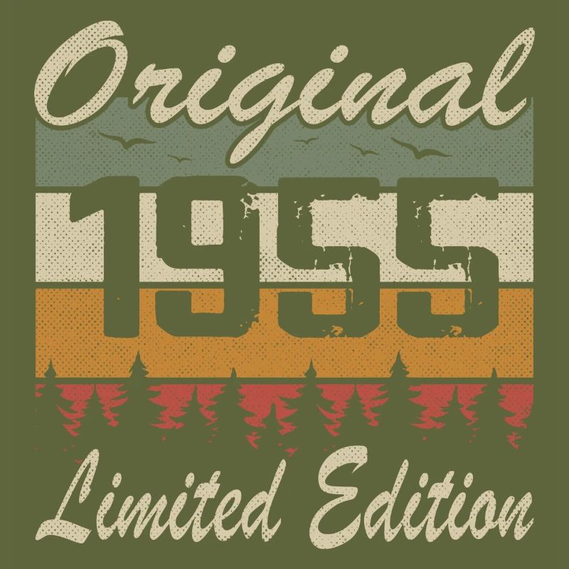 Vintage-Geburtstag originelle Geschenkidee 1955