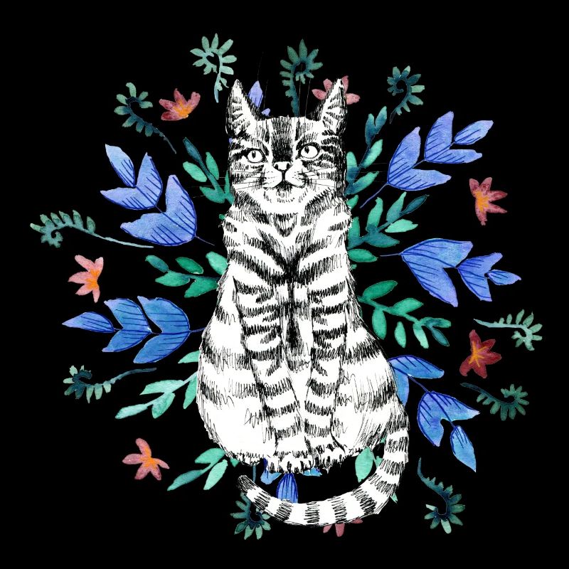 cat in ornament