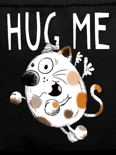 Hug Me Cat Cartoon - Gift