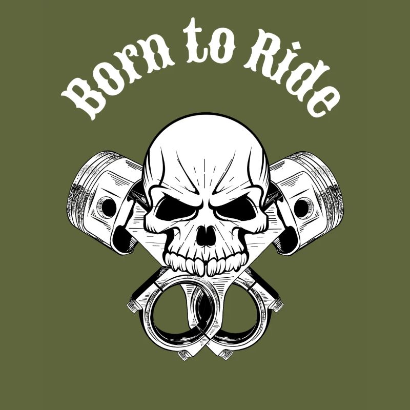 Ich bin ein Motorradfahrer.