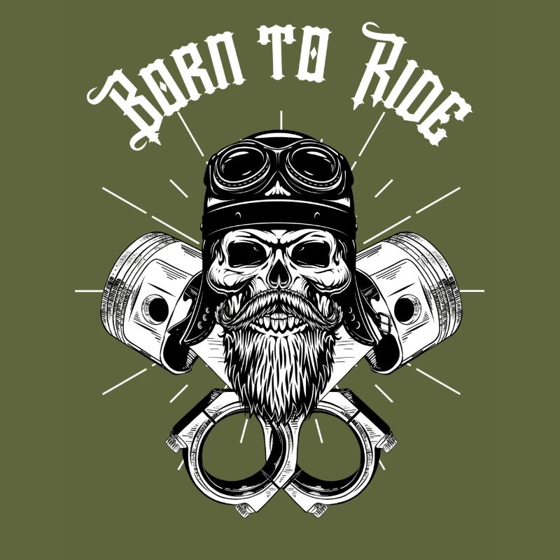 A biker look.