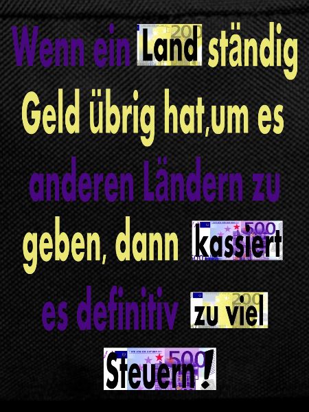 Zu viele Steuern