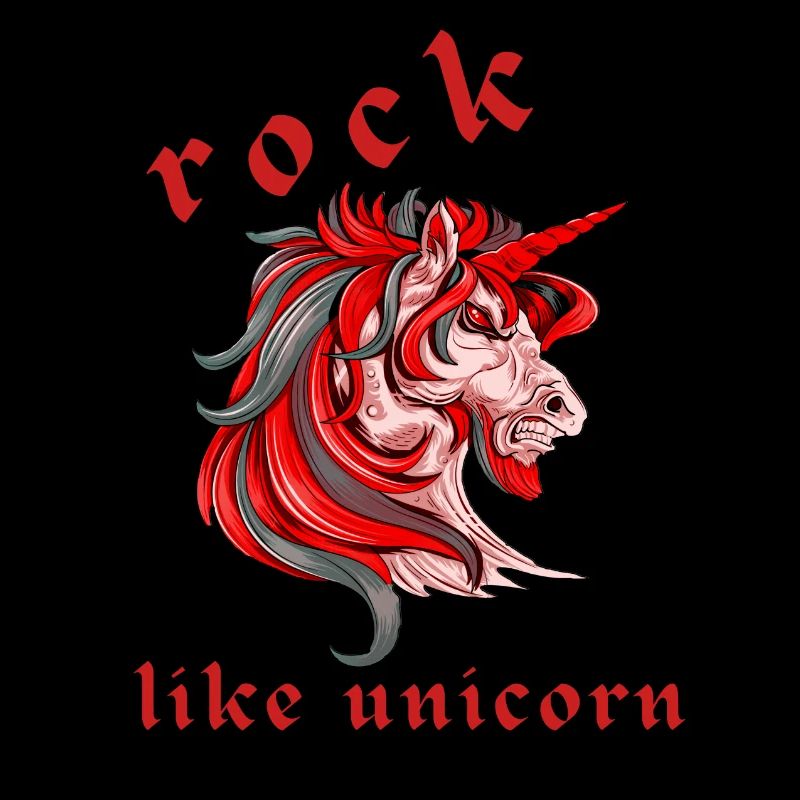 Rock wie Einhorn