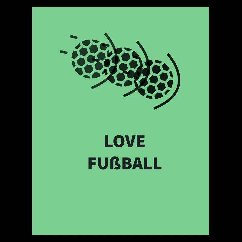 Fußball Leidenschaft Motiv