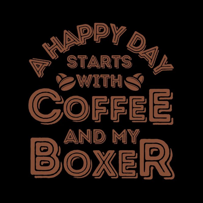 Deutscher Boxer Kaffee Hund Cafe