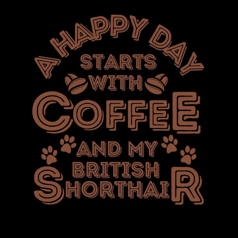 Britisch Kurzhaar Katze Kaffee Cafe