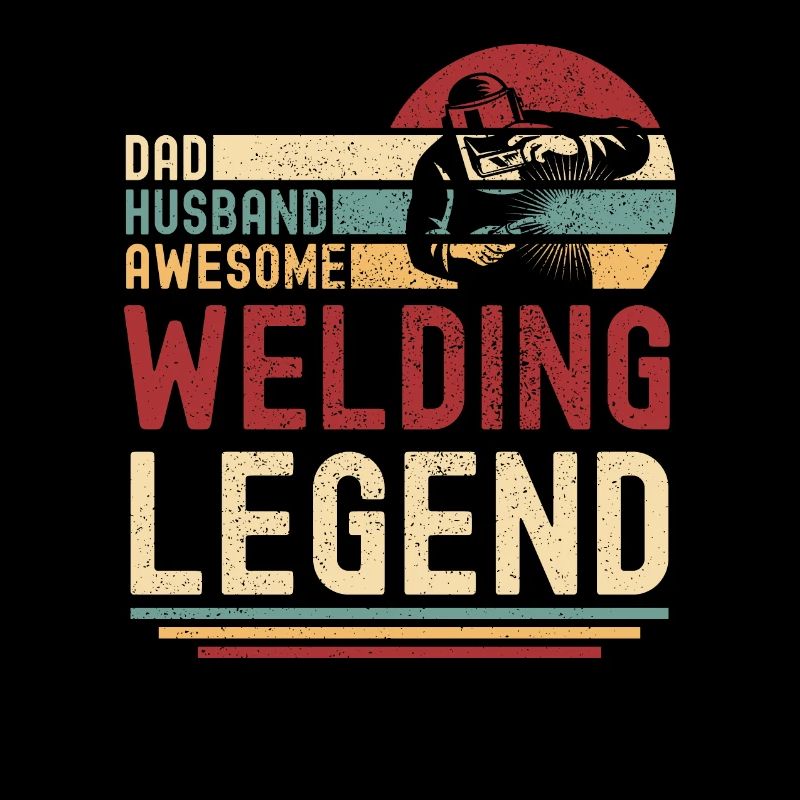 Ehemann Vater Legendärer Schweißer retro vintage