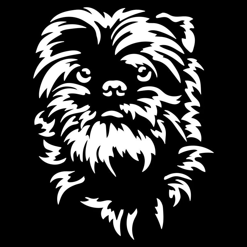Affenpinscher head "Black Edition"