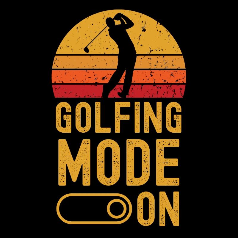 Golf Mode sur rétro vintage