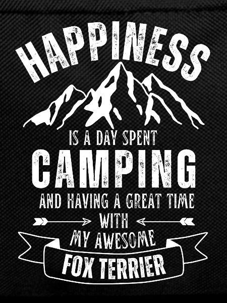 Camping and Fox-Terrier