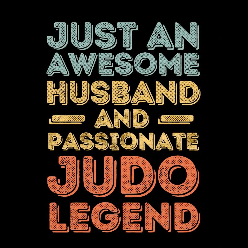 Ehemann Judo Legende Retro