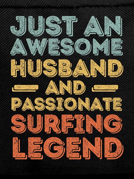 Husband Surfing retro