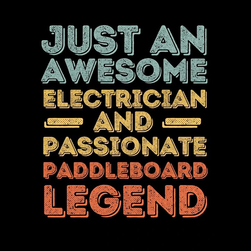 Elektriker Paddleboard retro
