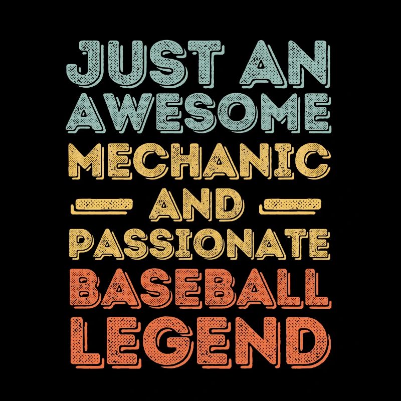 Mechanic baseball retro