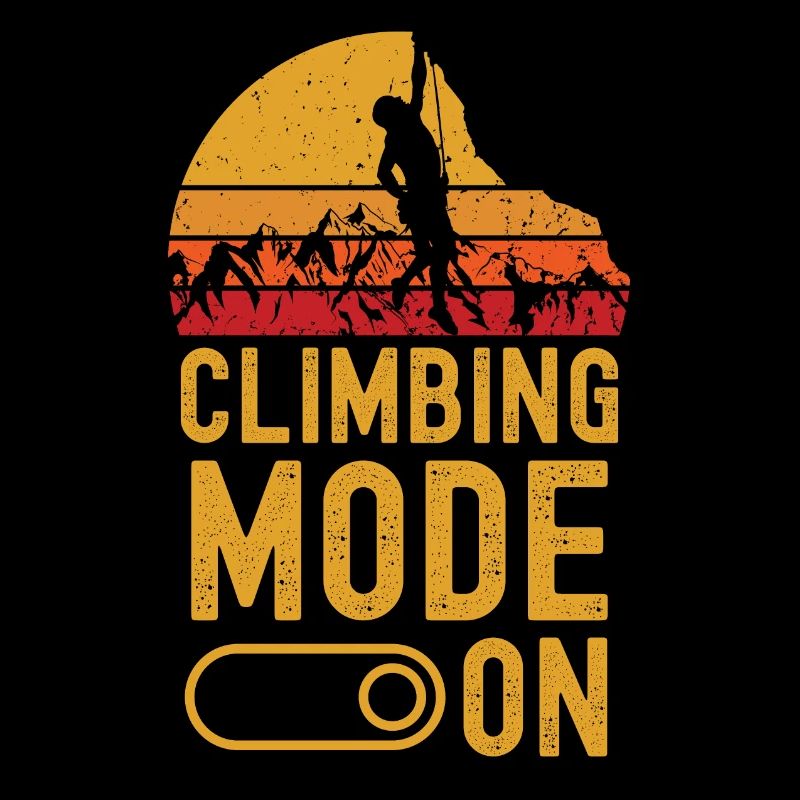 Climbing retro vintage