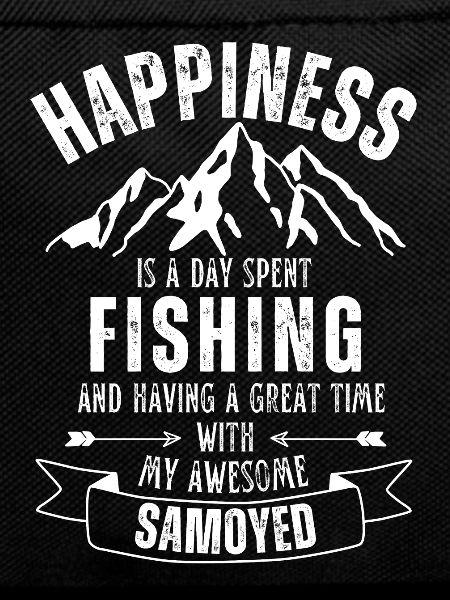 Fishing and Samoyed