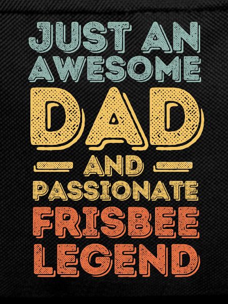 Papa frisbee rétro