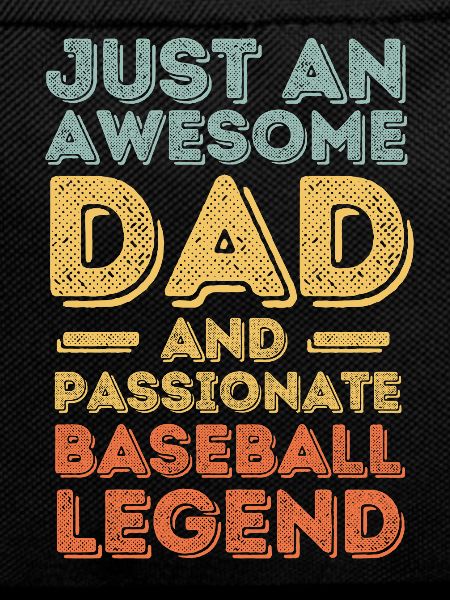 Dad baseball retro