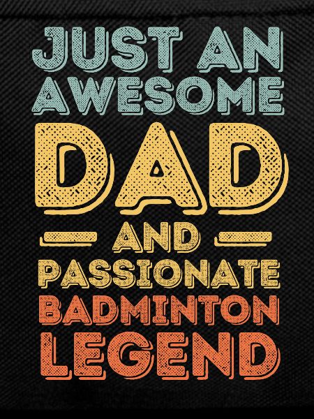 Dad badminton retro