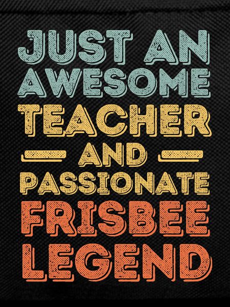 Teacher Frisbee retro