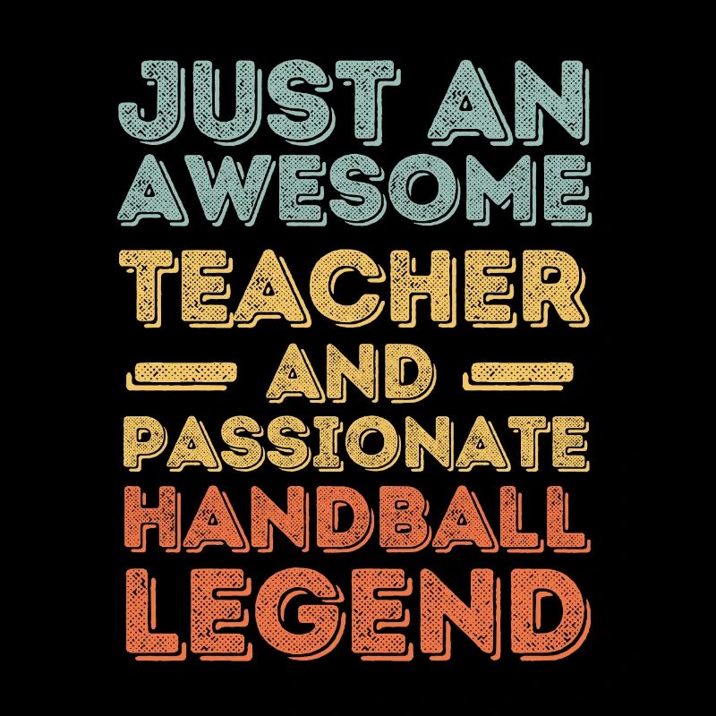 Teacher Handball retro