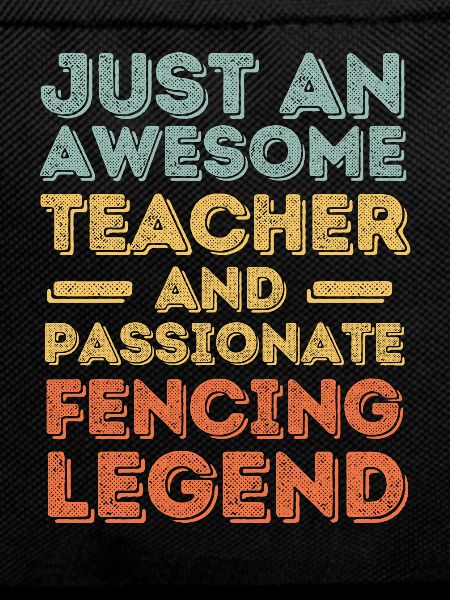 Teacher fencing retro