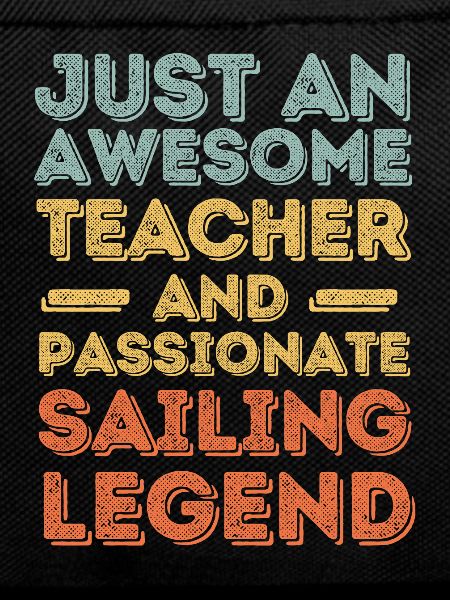 Instructor sailing retro