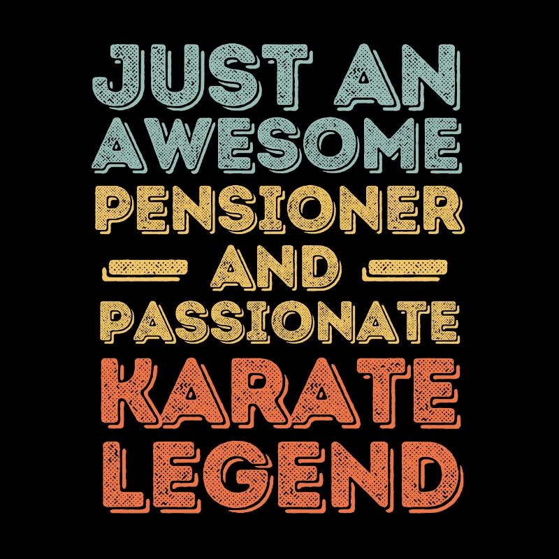 Pensioner Karate retro