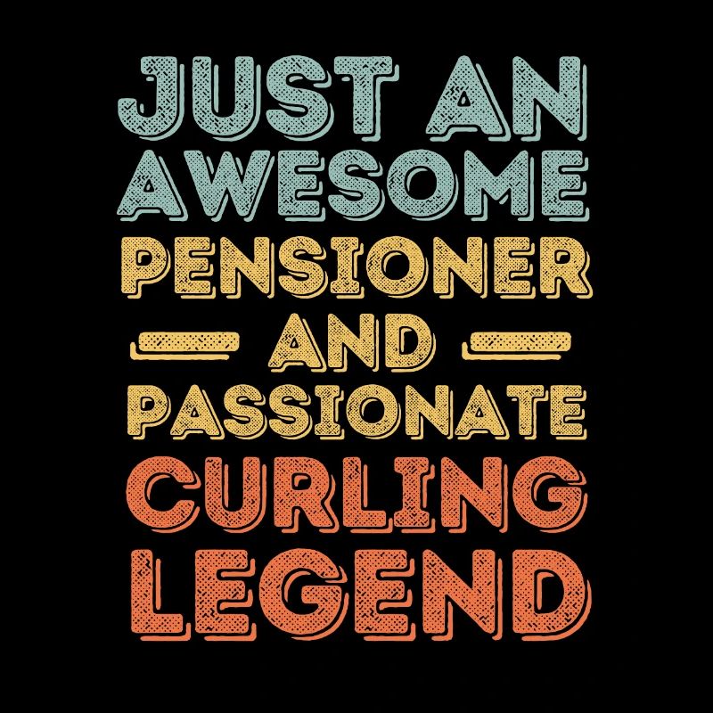 Pensioner Curling retro