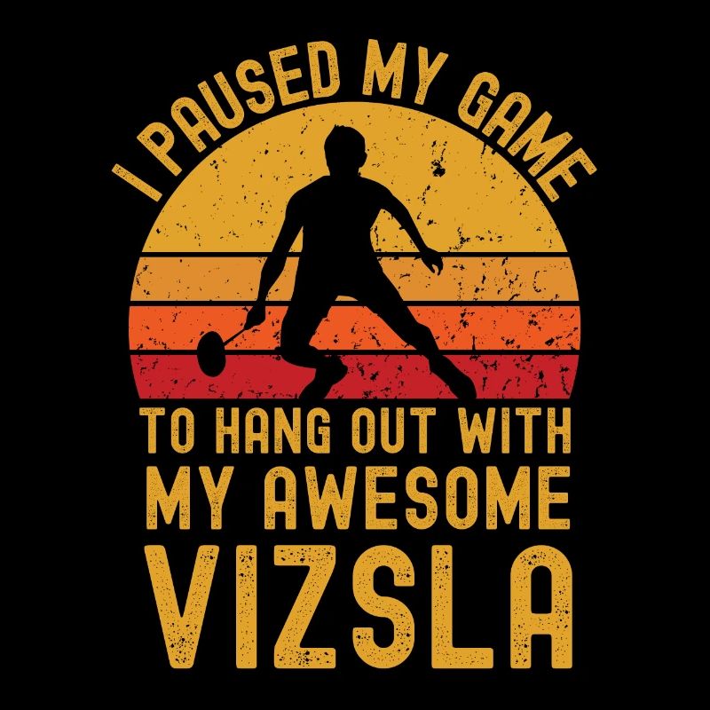 Badminton and Vizsla