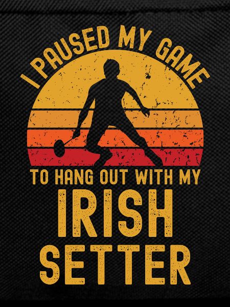 Badminton and Irish Setter