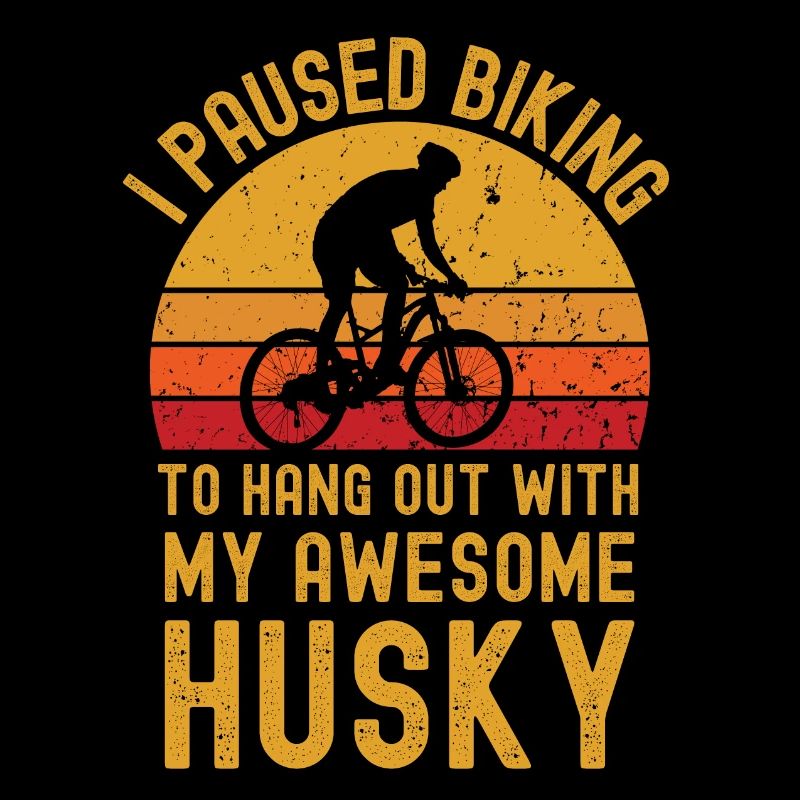 Cyclisme et Husky