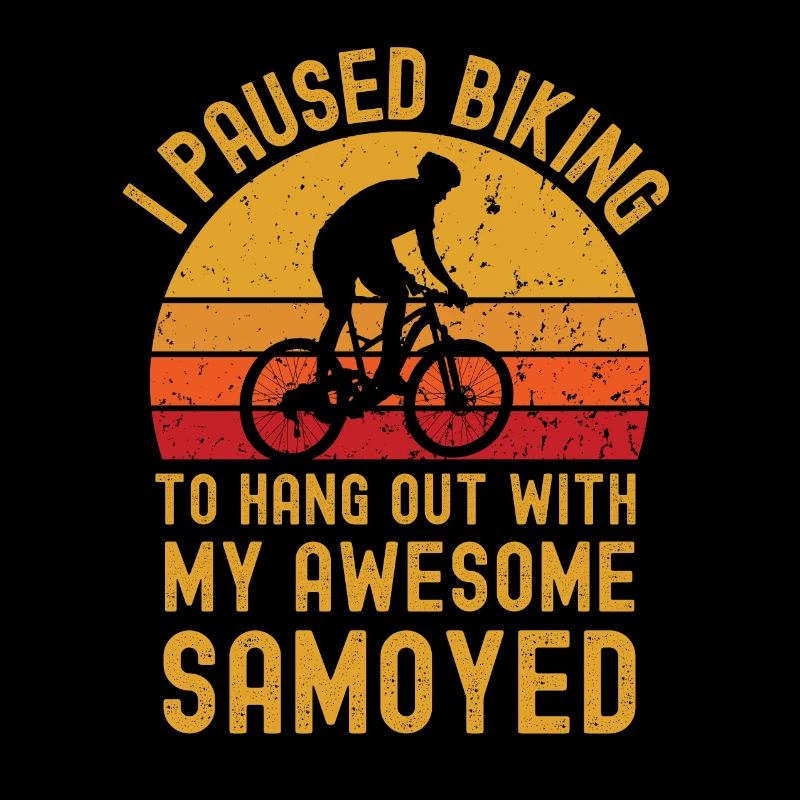 Cyclisme et Samoyède