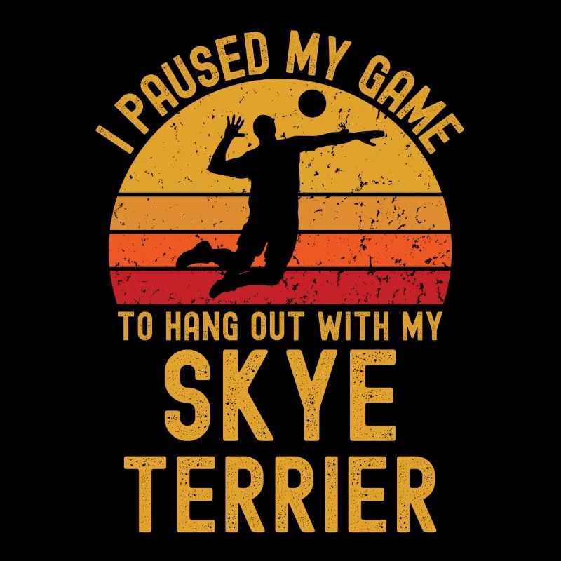 Volleyball and Skye Terriers
