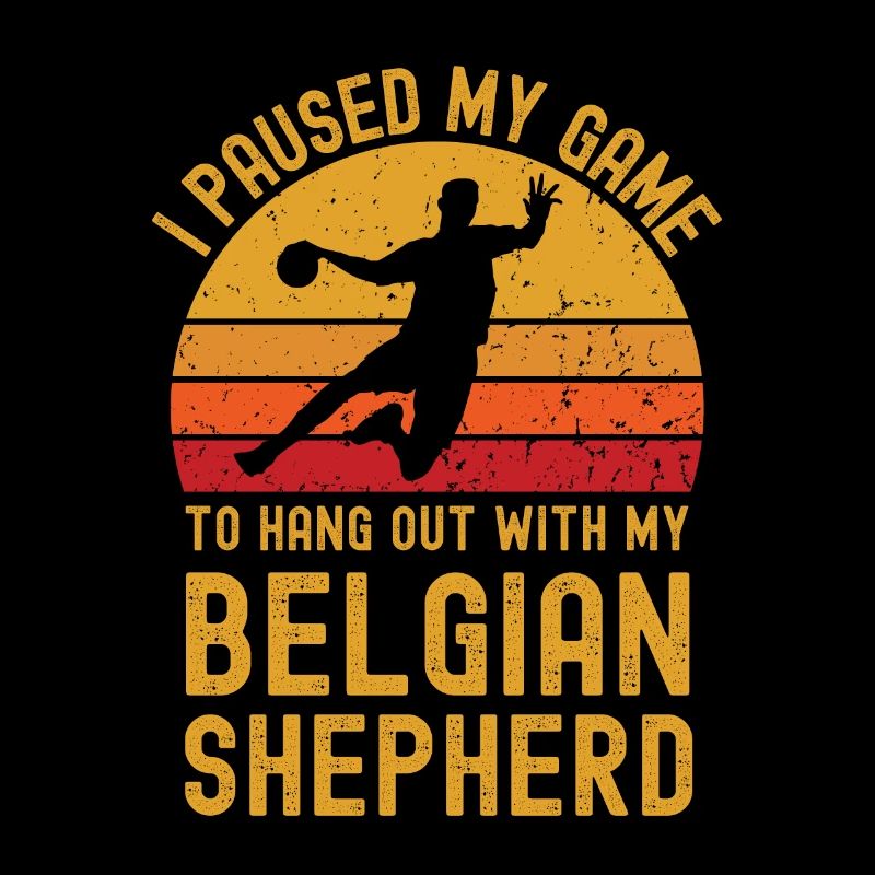 Handball and Belgian Shepherd