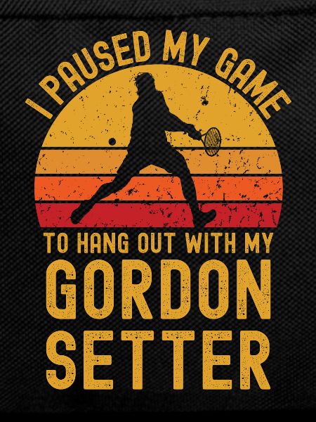 Tennis and Gordon-Setter