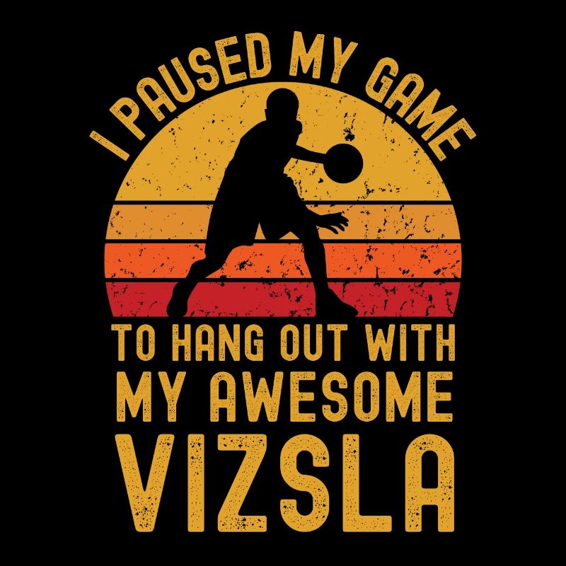 Basketball and Vizsla