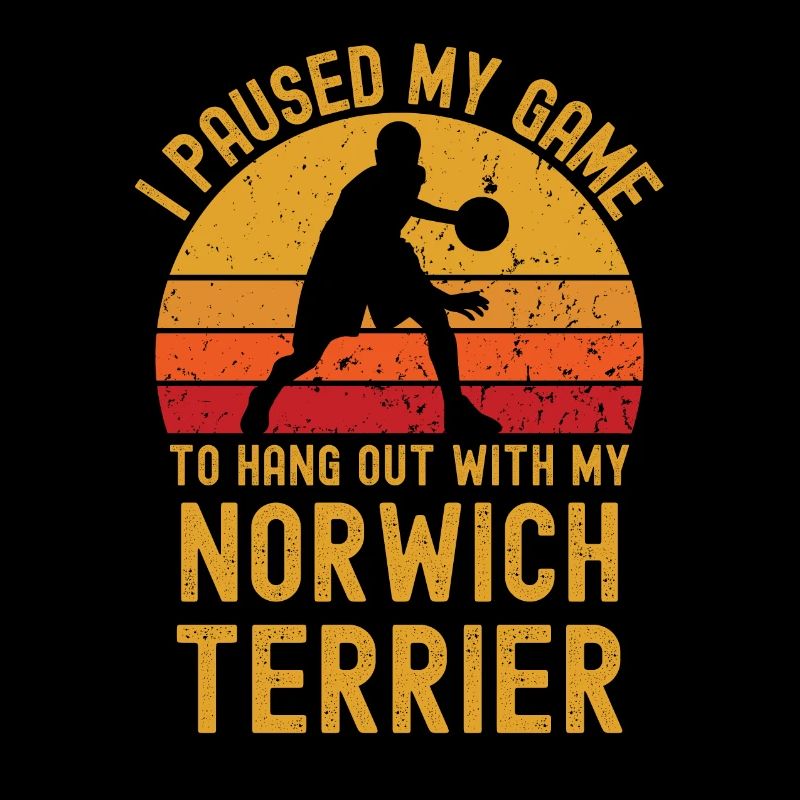 Basketball and Norwich Terriers