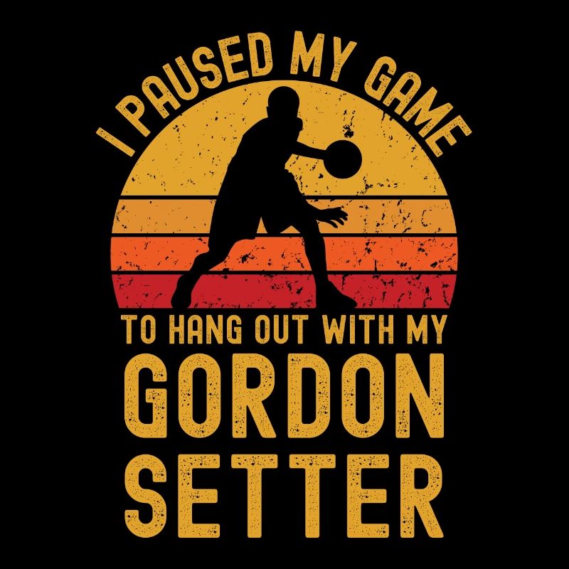 Basketball and Gordon Setter